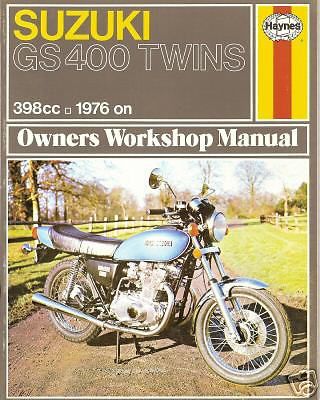 1976 &amp; on suzuki gs 400 twins service manual