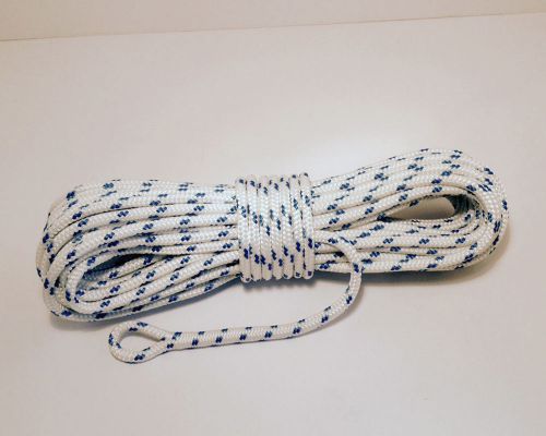 5/16&#034;x60&#039; with 1&#034; spliced eyelet double braid/sail line/halyard/ rope usa