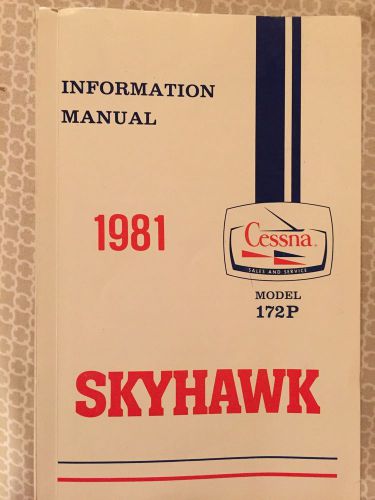 Cessna skyhawks 172p 1981 information manual