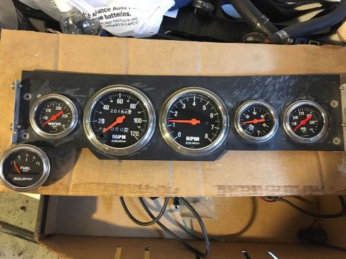 Autometer gauge assembly no reserve. tach. speedometer. gauges