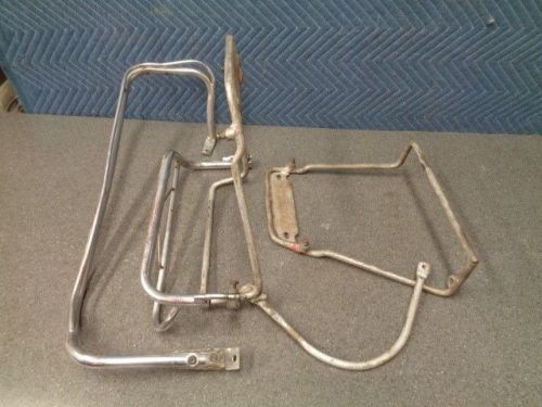 Harley xl xlh saddle bag mount bracket parts lot