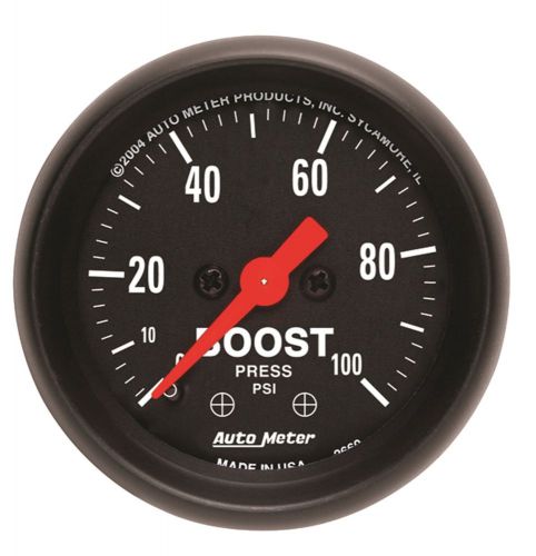 Auto meter 2618 z-series; mechanical boost gauge