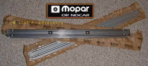 ■ nos mopar dodge pickup truck door sill plates &#039;72-93 warlock li&#039;l led express