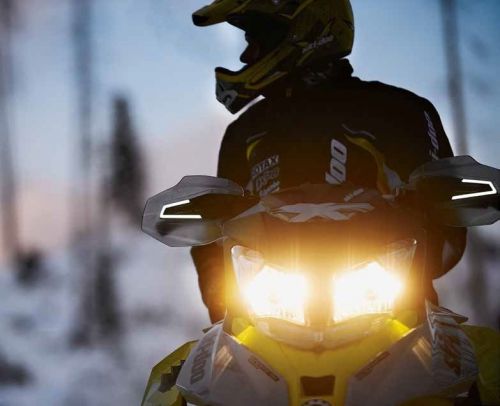 Ski-doo led lights for air deflectors