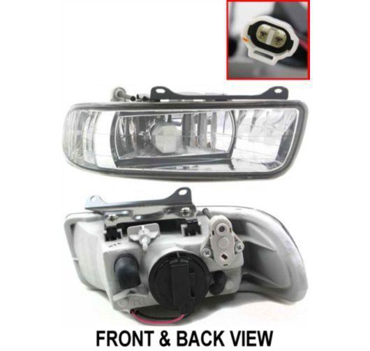 New fog light lamp passenger right side clear lens halogen rh hand su2593103