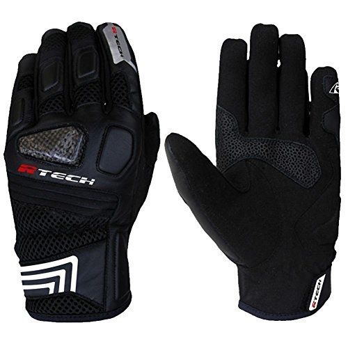 R-tech rtech prima motorcycle / motorbike / cycling leather gloves (xxxl, black)