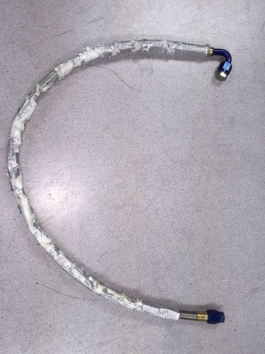 Nascar bmrs -8 steel braided fuel carburetor line hose 36&#034;