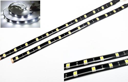 2x high power 12 smd led strip parking signal light drl fog lamp interior white