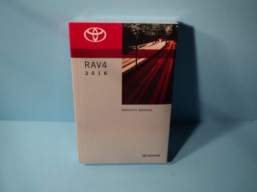 16 2016 toyota rav4/rav-4 owners manual