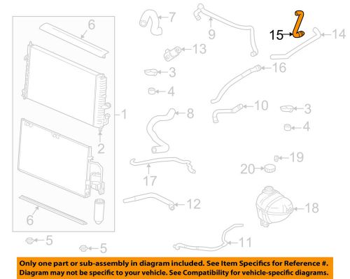 Saturn gm oem 01-05 l300 3.0l-v6 radiator-heater hose 22703745