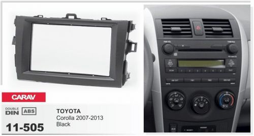 Carav 11-505 2-din car radio fascia dash installation kit frame - toyota corolla