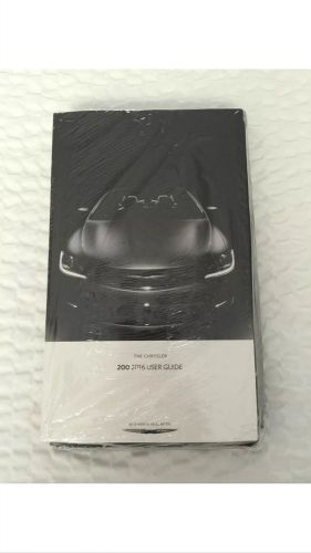 2016 chrysler 200 user guide owners manual set complete new free shipping