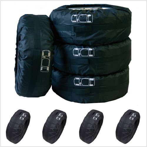 4x suv truck 4x4 spare tyre storage protection cover carry tote bag 16&#034;-22&#034; tire