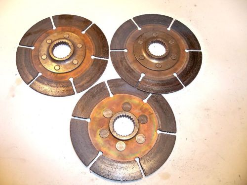 5 1/2&#034; 3 disc clutch pack 26 spline .97-.100 thick late model nascar scca