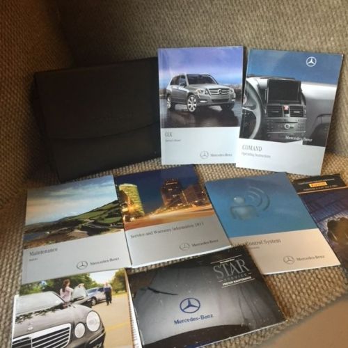 2011 mercedes benz glk owners manual with comand navigation booklets and case