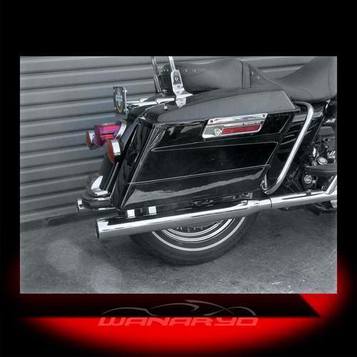 3inch mufflers,straight-cut,w/stainless baffles for 1995-2013 harley touring