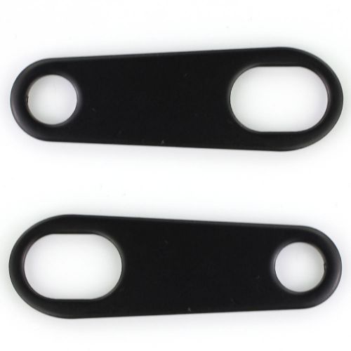 Moto black turn signal relocation brackets for harley cafe racer bobber chopper