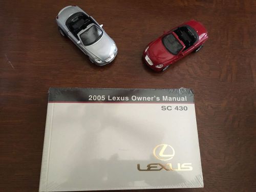 Sc 430 05 2005 lexus owners owner&#039;s manual all models and engines oem sealed nib