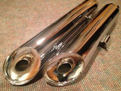 Harley davidson v-rod vrsca/b oem slip-on mufflers