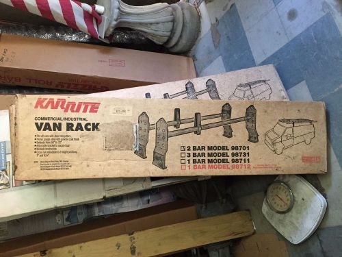 New kar rite 98731 commercial / industrial 3 bar full size van roof rack