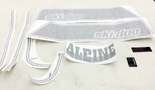 1970&#039;s 1980&#039;s ski doo alpine decal stripe kit complete