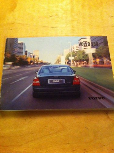 2002 volvo s80 owners manual