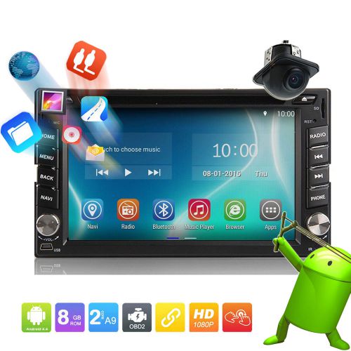 Android 6.2&#034; 2din 3g-wifi indash car gps stereo dvd player radio bt+camera us