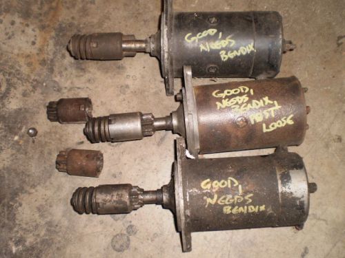 (3) triumph spitfire starter motors