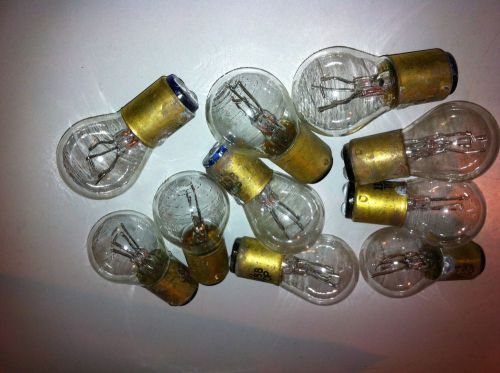 Bulk lot of ten (10) # 1158 dual filament 6v bulbs - vintage - new old stock