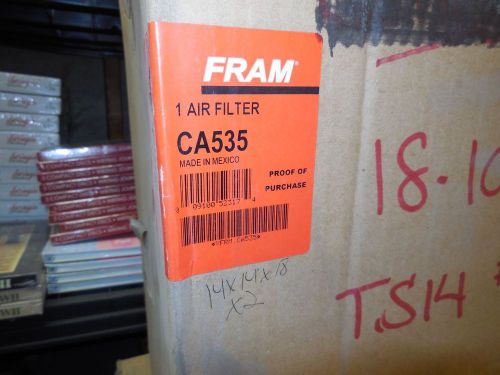 Nib fram ca535 air filter, nos,freightliner, peterbilt,gmc,international,ford