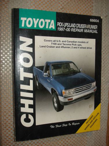 1997-2000 toyota truck &amp; 4 runner service manual shop book 1999 1998 tacoma t100