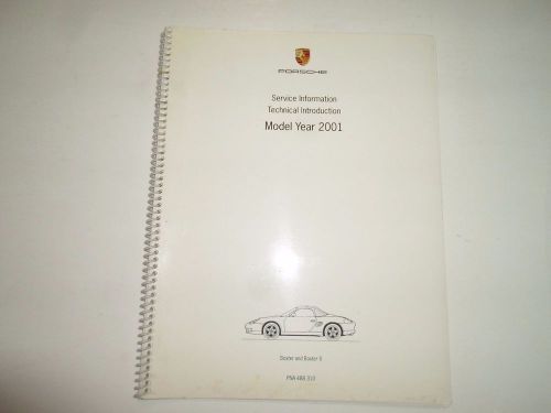 2001 porsche boxter boxter s service information technical introduction manual