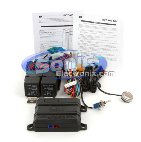 New! directed 545t automatic nite lite headlight/parking vehicle light system
