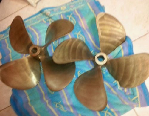 2 nibral boat propellers 18x26x  1 1/2&#034; excellent