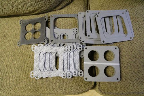 Carb base gaskets 4bbl + dominator (bulk   all forty)  free shipping