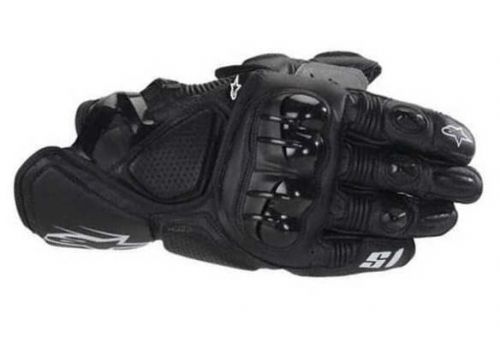 New #3177 street riding motorcycle leather cycling gloves size l