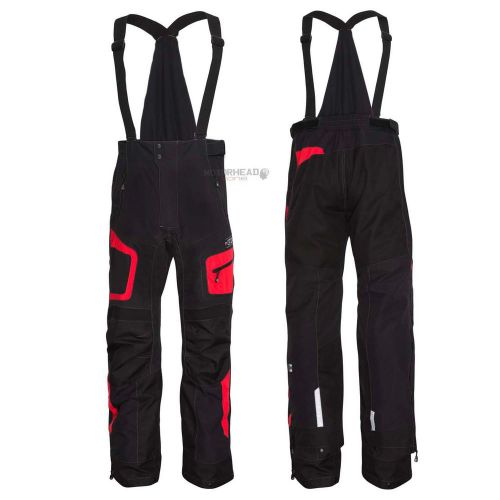 Snowmobile ckx peak pants 3xlarge men adult black/red snow bibs winter windproof