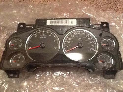 2007- 2013 chevy gmc instrument cluster