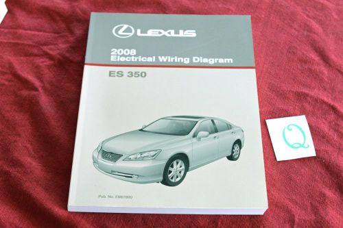 2008 lexus es 350 electrical wiring diagram es350 oem lexus new!!!!!!