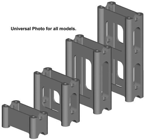 Powermadd pivot style riser block - ski-doo - 8&#034;