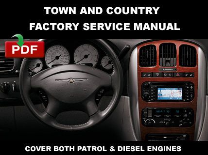 Chrysler town &amp; country 2006 2007 factory oem service repair workshop fsm manual