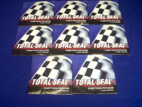 8 total seal top piston rings 4.185 #700173 diamond finish, nascar racing, new