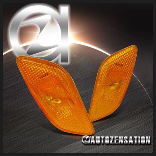 2002-2003 subaru impreza wrx amber bumper signal side marker lights