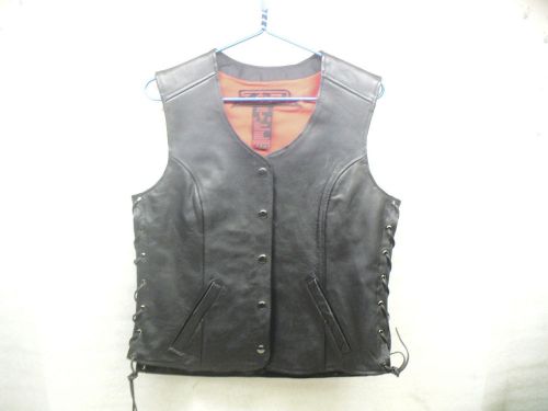 Womens z1r large leather colt vest