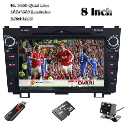 1024*600 quad core android 4.4 car stereos dvd gps wifi  for honda crv 2008-2011