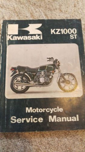 Kawasaki kz1000st kz 1000 st shop service repair manual oem