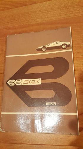 Ferrari 512 owners manual use and maintenance 512i bb oem berlinetta boxer 81