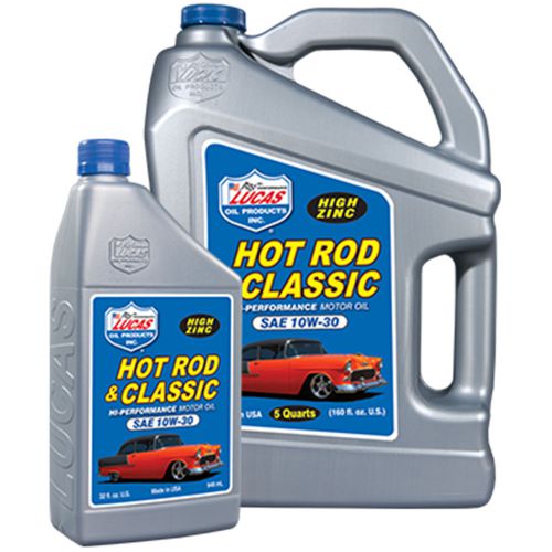 Lucas 10683 motor oil, hot rod and classic car, 10w40, mineral ,4.73l