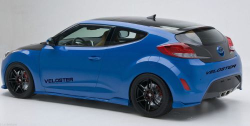 Hyundai veloster 3 decal set (2 sides + 1 back)