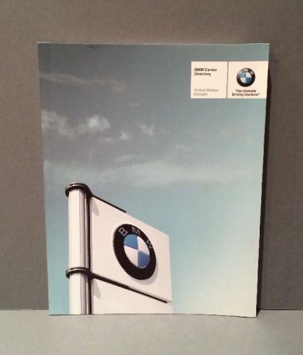 Bmw center directory book / manual